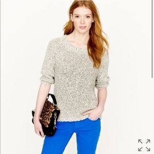 J. Crew Swing Sweater Grey Knit M